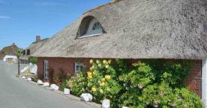 Village life Jutland Denmark