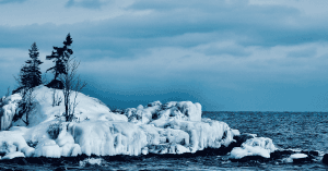 Man Stranded on Frozen Island Uses Bow and Arrow for Food