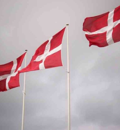 danish flag padborg border crossing