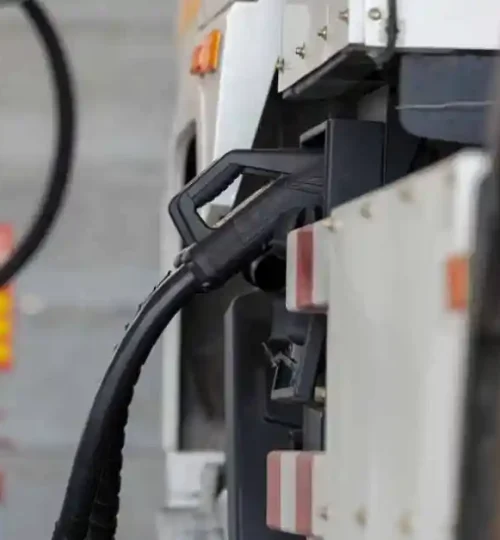 fueling fuel gas petrol at a gas station pump