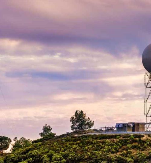 military radar test site
